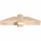 Ekena Millwork Eugene Smooth Timber Gable Bracket, Douglas Fir, 36"W x 9"H x 3 1/2"D x 5 1/2"F, 6/12 Pitch GBW036X09X0406EUG00SDF - alternate 3